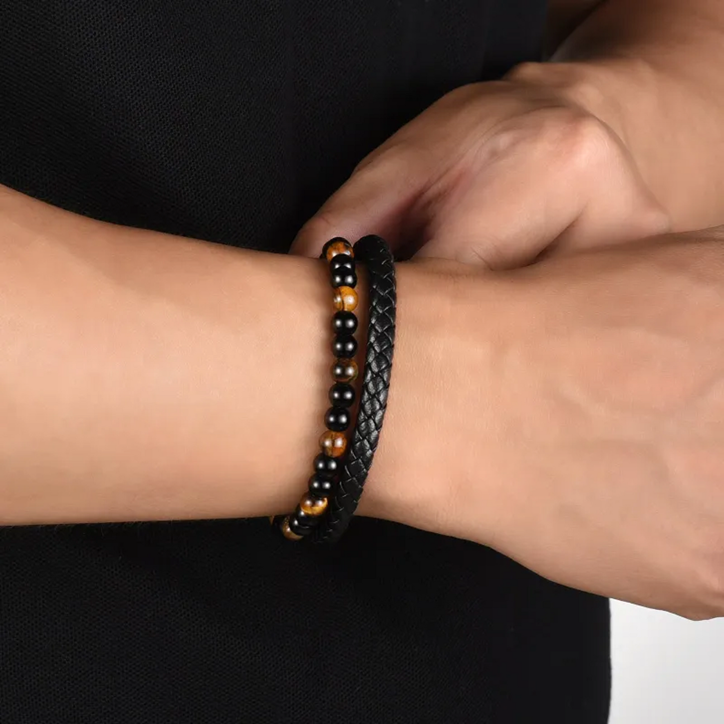 Sonens sköld – Tigeröga-armband